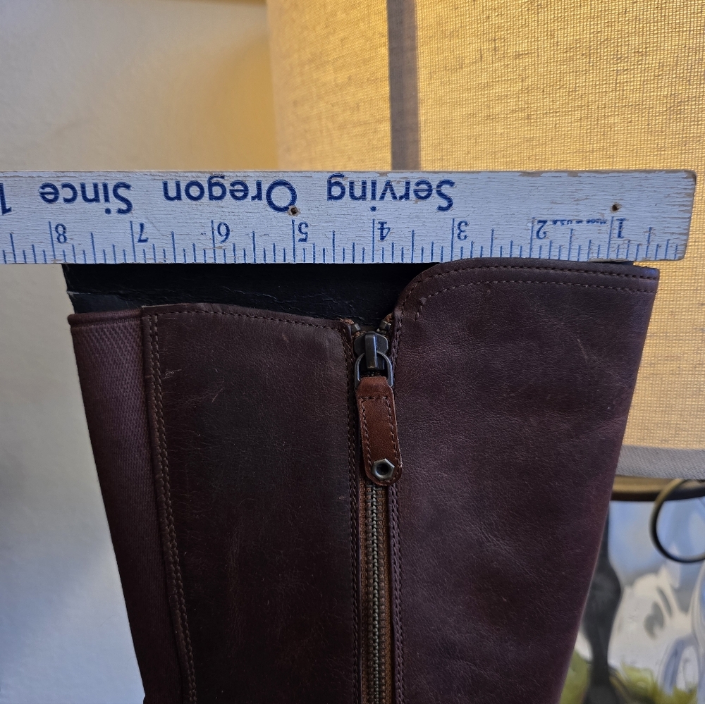 Timberland Women's Dark Brown Heeled Boots - Picture 5 of 7